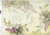 flores de papel de arroz, fondo de color lila, verde*рисовые бумажные цветы, сиреневый, зеленый фон*Reispapierblumen , lila, grüner Hintergrund