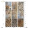 Steampunk series, backgrounds, wallpaper designs, aged, rust, rusty background, dials, clocks, clock faces, cogs, cogwheels, brass digits, butterflies, angels, old lettering, miniatures, miniature