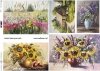 Papier Decoupagepapier zeitgenössische Malerei Sonnenblumen , Wildblumen*Бумага Декупаж современная живопись подсолнухи, полевые цветы*Papel Decoupage girasoles pintura contemporánea, flores silvestres