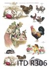 Wielkanoc, kurczaki, kurczaczki, zające, króliki, kwiatki, wiosna, jajka, pisanki, R306