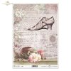 retro, but, moda, ręczne pismo, tło, kwiat, R706, shoe, fashion, handwriting, background, flower, Schuh, Mode, Handschrift, Hintergrund, Blume, zapato, moda, letra, fondo, flor