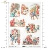motywy świąteczne, Boże Narodzenie, zima, dziecko, dzieci, Mikołaj, prezenty, choinka, gwiazdka, zabawa, retro, vintage, R998, Christmas theme, Christmas, winter, child, children, Santa Claus, presents, Christmas tree, star, fun, retro, vintage, Weihnacht
