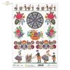 wycinanka, wycinanki, łowicka, łowickie, folklor, polski, polskie, Łowicz, Lowicz, Muzeum w Łowiczu, ludowa, ludowe, R853, Gwiozda, Helena Rześna, kodra, Marianna Jaska, Józefa Strycharska, Motywy wielkanocne, Maria Muras, Gwiazda ażurowa, Józefa Strychar