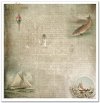 Kolekcja 'Morska ekspedycja', żaglowiec, statek, stara mapa, lornetka, kompas, podróże, wyprawy, wycieczki, latarnia morska, kotwica, sieć, ryba, konik morski