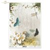 kwiaty, rumianek, rumianki, łąka, motyle, ważka, deski, deska, motywy kwiatowe, drewniana podłoga, retro, flowers, camomile, meadow, butterflies, dragonfly, boards, floral motifs, wooden floor, Blumen, Kamille, Wiese