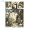 mroczny krajobraz, Alicja, dziewczynka, baśniowe kompozycje, drzwi na drzewie*gloomy landscape, Alice, girl, fairy-tale composition, door in the tree*düstere Landschaft, Alice, Mädchen, märchenhafte Komposition, Tür im Baum*paisaje sombrío, Alicia, niña, 