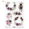 kolekcja Podróż marzeń, peonia, peonie, piwonia, piwonie, szałwia, lawenda, hortensja, tajemniczy ogród, łąka, kwiaty, bukiet, akwarela, akwarele, collection Dream Journey, dream trip, peony, peonies, sage, lavender, hydrangea, secret garden
