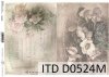 Decoupage paper ITD D0524M