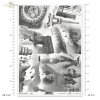 decoupage rice paper - favorite cities