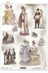  Retro, Vintage, fashion, dress, dresses, cylinder, trolley, bicycle, woman, man, R012, Retro, Vintage, Mode, Kleid, Kleider, Zylinder, Wagen, Fahrrad, Frau, Mann, Retro, Vintage, moda, vestido, vestidos, cilindro, carro