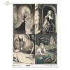 Lost in a Fairy Tale, Black & White, Czarny & Biały, zamek, zamczysko, wieża, pałac, księżniczka, królewna, baśnie braci Grimm, Roszpunka, Kopciuszek, Królewna Śnieżka, żabi król, bajki, baśniowy świat, żaba