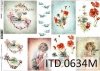 papel decoupage clásico D0634M