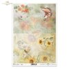 akwarelowe tła, kwiaty, lato, słonecznik, słoneczniki, ważka, ważki, motyl, motyle, nasturcja, nasturcje, miłość, zakochane pary, Summer Love Story, watercolour backgrounds, flowers, summer, sunflower, sunflowers, dragonfly