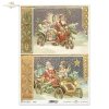 ostrokrzew, śnieżynka, śnieg, zima, Vintage, retro, Boże Narodzenie, święta, gwiazdka, Święty Mikołaj, Dziadek Mróz, prezenty, podarunki, Mikołaj, dzieci, pojazd Świętego Mikołaja, Santa Claus, Christmas, holidays
