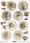 Navidad, temas navideños, niños, motivos para bolas navideñas*Weihnachten, Weihnachtsthemen, Kinder, Motive für Weihnachtskugeln*Рождество, рождественские темы, дети, мотивы для рождественских шаров