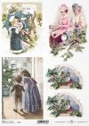 Boże Narodzenie, świąteczne dekoracje, retro, prezenty, dziecko, dzieci, choinka, ostrokrzew, zimowy obrazek, R771, Christmas, Christmas decorations, retro, presents, child, children, Christmas tree, holly, winter picture, Weihnachten, festliche Dekoratio