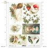 Mikołaj, Broda Mikołaja, pomocnica Mikołaja, Śnieżynka, dekoracje świąteczne, vintage, retro, kobieta, kobiety, klimat świąt Bożego Narodzenia, Boże narodzenie, wesołych świąt, ostrokrzew, odświętne stroje zimowe, moda, kapelusz, R783, Santa Claus, Santa