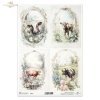Papel de arroz para decoupage R2570