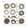 Papeles Scrapbooking SLS-078 Winter Wreath