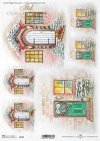 Puertas de madera con estilo, ventanas con decoraciones navideñas*stilvolle Holztüren, Fenster mit Weihnachtsschmuck*стильные деревянные двери, окна с праздничными украшениями