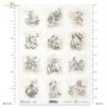 Gabriel Huquier, Pierre Alexandre Aveline, Amor, anioł, aniołek, aniołki, cherubinek, Kupidyn, Putto, Rokokowy cherubinek, Barokowy Kupidyn, sepia, Gabriel Huquier, Pierre Alexandre Aveline, Amor, ángel, querubín, Cupido, Putto, querubín Rococó