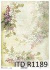 papier decoupage kwiaty, Bzy * Paper decoupage flowers, lilacs