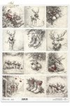 łyżwy, Święty Mikołaj, reniferek, buty, misie polarne, bombki świąteczne, vintage*ice skates, Father Christmas, reindeer, boots, polar bears, Christmas baubles, vintage*Schlittschuhe, Weihnachtsmann, Rentier, Stiefel, Eisbären, Weihnachtskugeln, Vintage*p