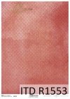 Papier decoupage koralowo-czerwone tło*Decoupage paper coral-red background