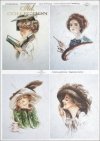 portrait, portraits, women, hairstyle, haircut, hat, retro, lady, Magdalena Rochoń, R280