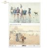 motywy marynistyczne, strój marynarski, lato, wakacje, dziecko, dzieci, kobieta, kobiety, strój marynarski, morze, plaża, zabawa na plaży, retro, Edward van Goethem, R953, maritime motifs, sailor's outfit, summer, holiday, child, woman, women, sailor's 