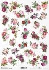 flores de decoupage de papel de arroz, rosas*Reispapier Decoupage Blumen, Rosen*рисовая бумага декупаж цветы, розы