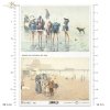 motywy marynistyczne, strój marynarski, lato, wakacje, dziecko, dzieci, kobieta, kobiety, strój marynarski, morze, plaża, zabawa na plaży, retro, Edward van Goethem, R953, maritime motifs, sailor's outfit, summer, holiday, child, woman, women, sailor's 