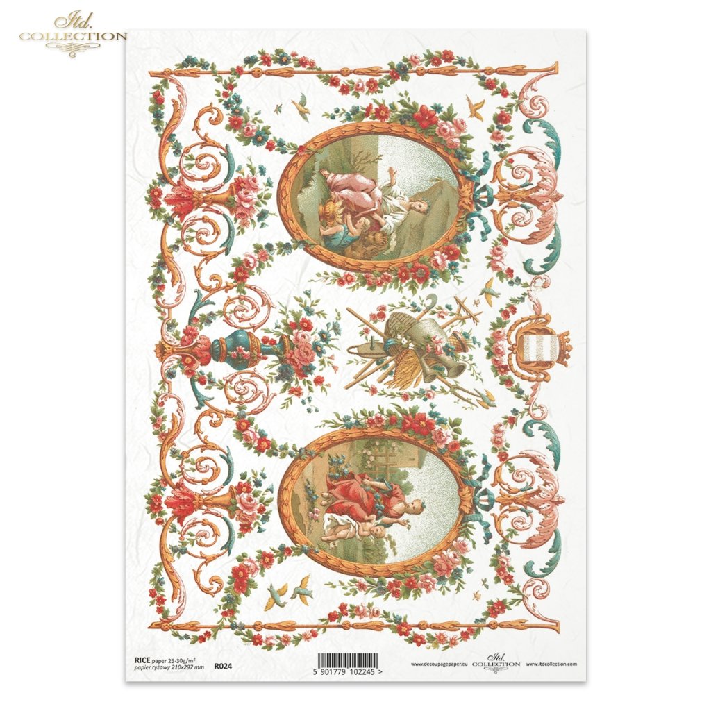 Rice paper R024 - Itd Collection decoupage paper