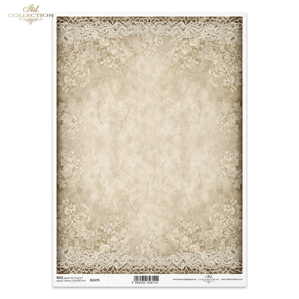 Rice paper R2479 * lace