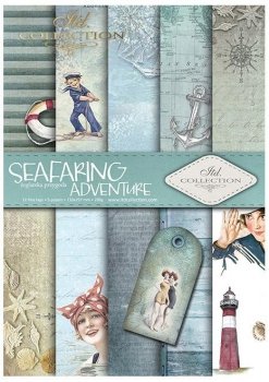 Скрапбукинг бумаги SCRAP-047 ''Seafaring adventure''