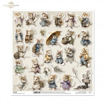 Бумага для скрапбукинга SCL649