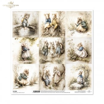 Бумага для скрапбукинга SCL649