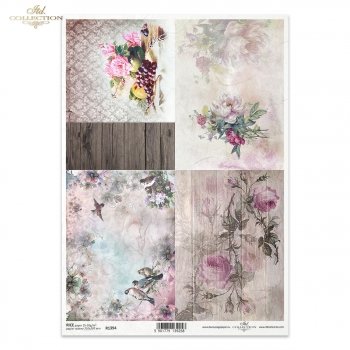 Reispapier für Serviettentechnik und Decoupage R1394