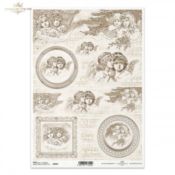 Reispapier für Serviettentechnik und Decoupage R2095