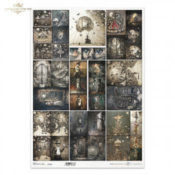 Reispapier A3 für Decoupage R1359L