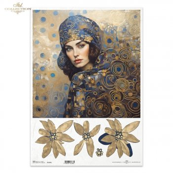 Reispapier A3 für Decoupage R1243L