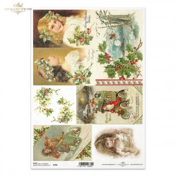 Reispapier für Serviettentechnik und Decoupage R0786
