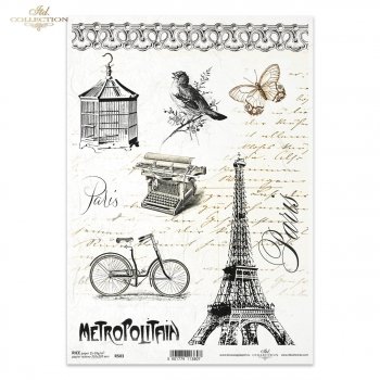 Reispapier für Serviettentechnik und Decoupage R0503