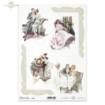Reispapier für Serviettentechnik und Decoupage R1050