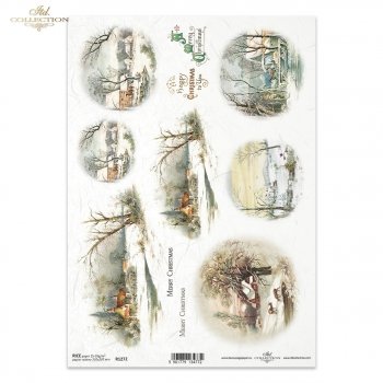 Reispapier für Serviettentechnik und Decoupage R1272
