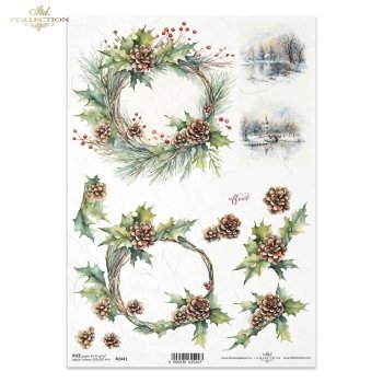 Reispapier für Serviettentechnik und Decoupage R2441