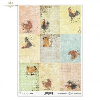 Reispapier für Serviettentechnik und Decoupage R1681