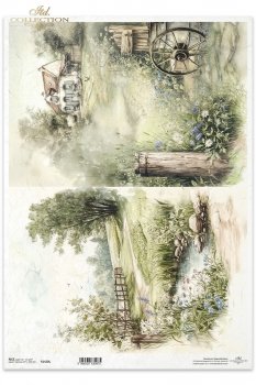 Reispapier A3 für Decoupage R1420L
