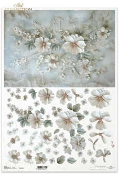 Reispapier A3 für Decoupage R1459L