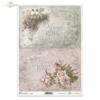 Reispapier für Serviettentechnik und Decoupage R0730